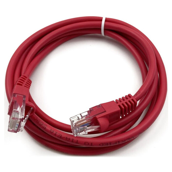 Patch-cord UTP 5e 3м Buro UTP-5E-3M-R, красный
