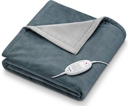 Электрическое одеяло Beurer HD75 Dark Grey, 100 Вт (421.06) HD75 Dark Grey 100 Вт (421.06)