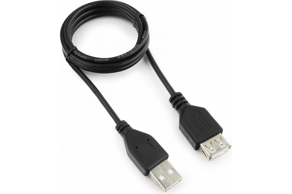 Шнур USB (A)шт. - USB (A)гн. 1,0м "Гарнизон"