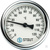Термометр биметаллический с погружной гильзой STOUT Dn 63 мм, гильза 50 мм 1/2", 0...120°С #2