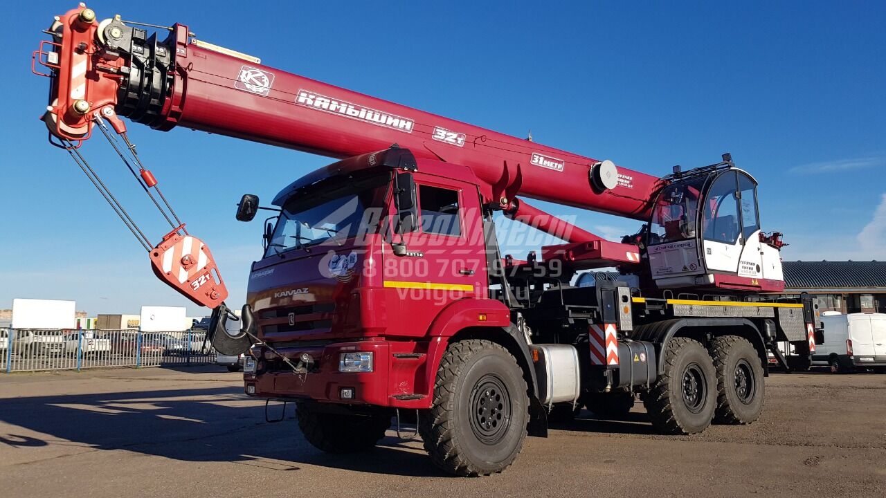 Автокран 32 тонн 31 метр Камаз