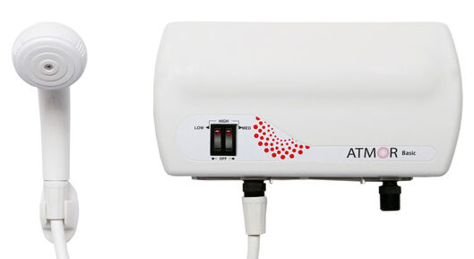 Проточный водонагреватель электрический Basic 5кВт душ Atmor 3520064