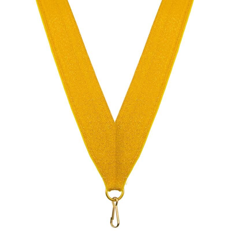 Лента для медалей золотистая (ширина 24 мм) NoName