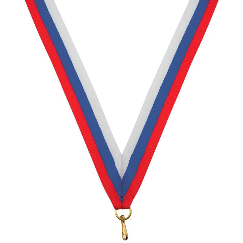 Лента для медалей 2.4 см Триколор NoName