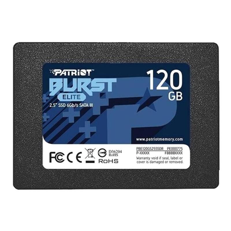 SSD накопитель Patriot Burst Elite 120 ГБ (PBE120GS25SSDR) Patriot Memory