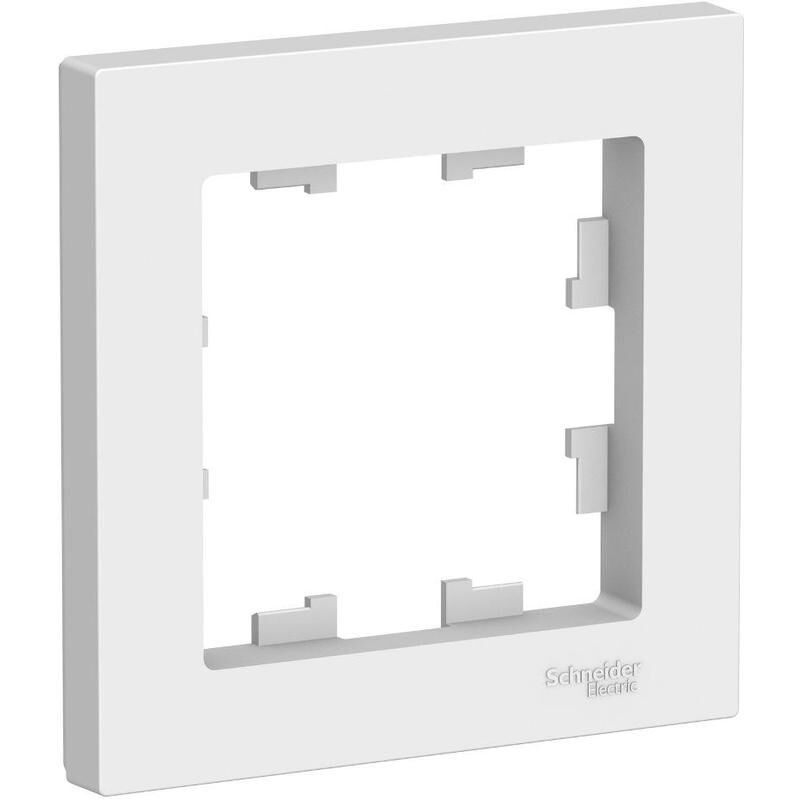 Рамка 1 пост Schneider Electric AtlasDesign белая ATN000101