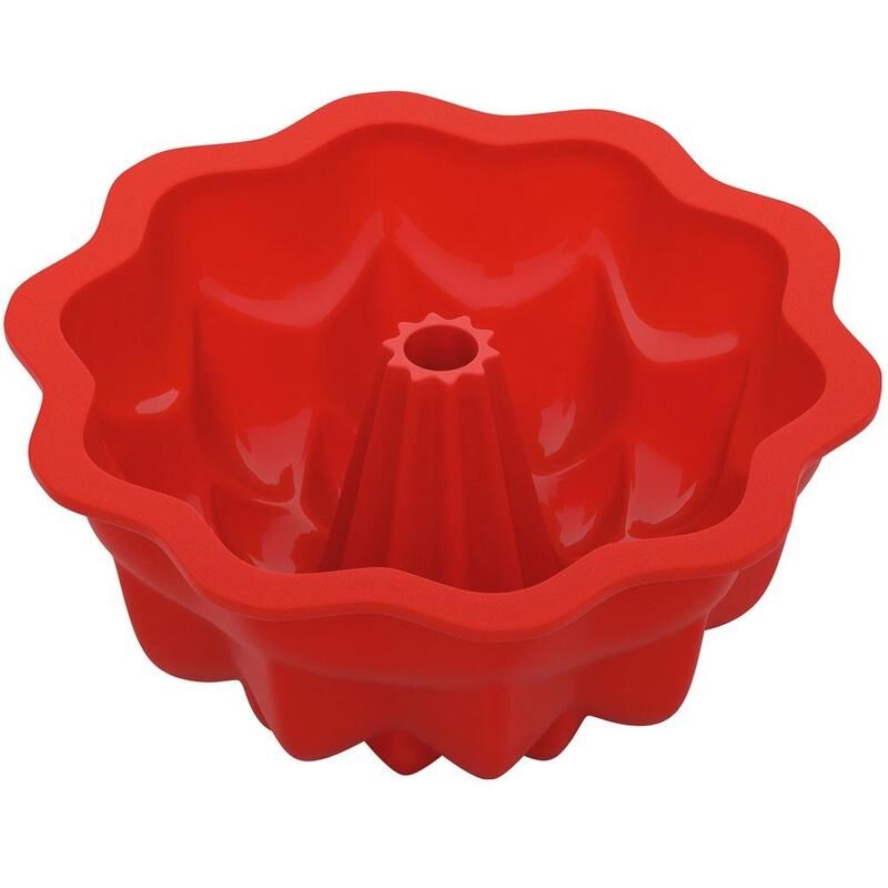 Форма для выпечки Nadoba Mila красная силиконовая 22.5x23.5 см