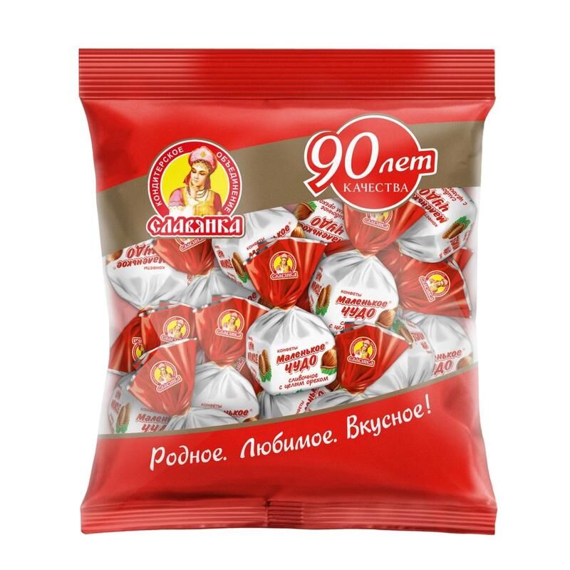 Конфеты шоколадные Славянка Маленькое чудо сливочное 206 г
