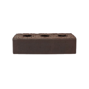 Кирпич облицовочный "Шоколад" полнотелый одинарный. Пустотность до 13% Ревда