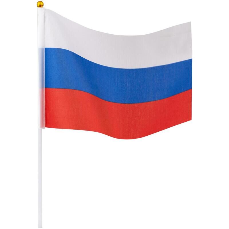 Флаг Российской Федерации 30х45 см (12 штук в упаковке) Mc Basir