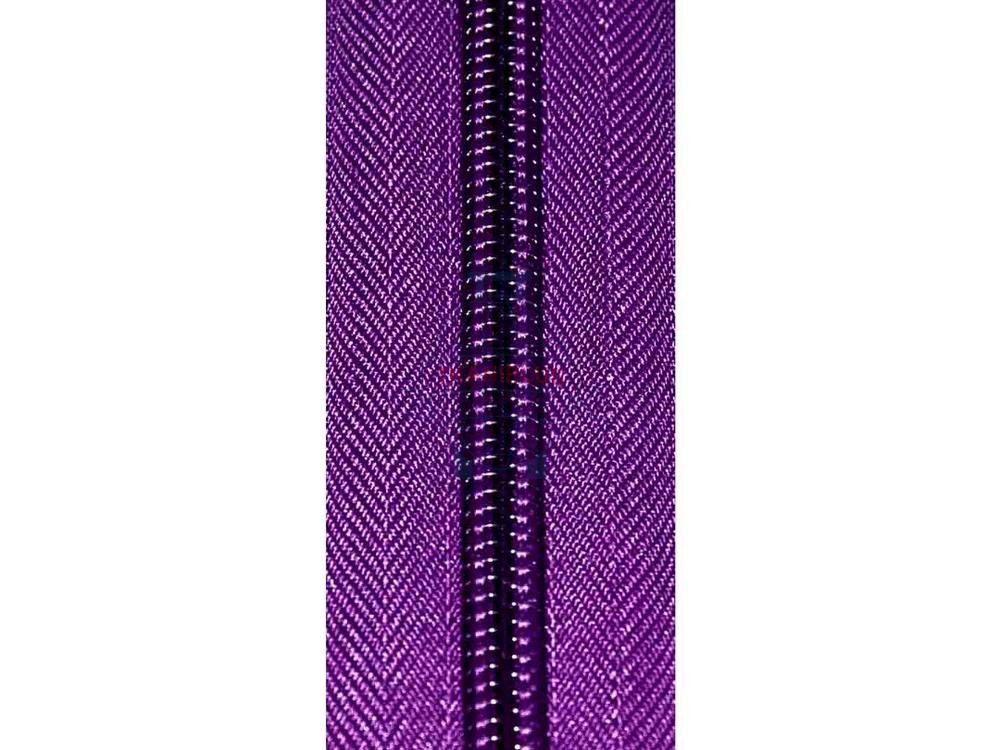 Молния спираль тип 5 цвет №339 ярко-фиолетовая