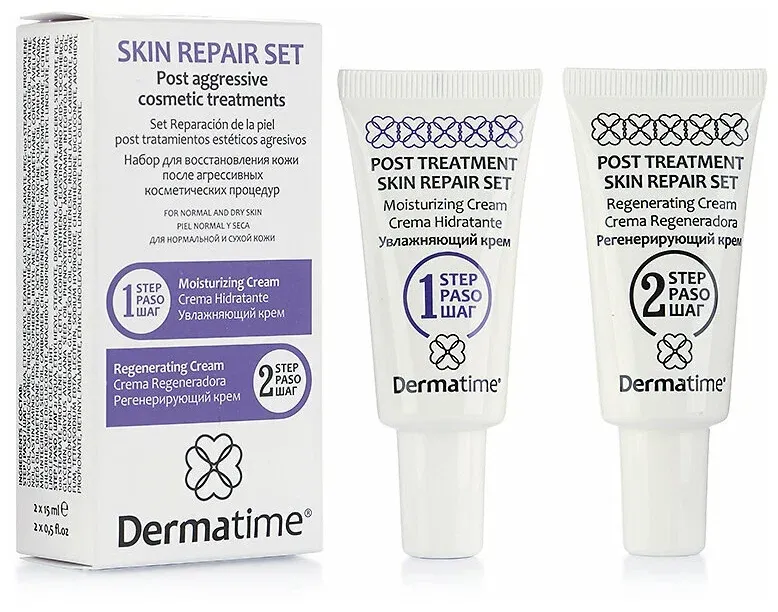 Набор для восстановления для нормальной и сухой кожи 2 х 15 мл кожи Skin Repair Set Post aggressive cosmetic treatments