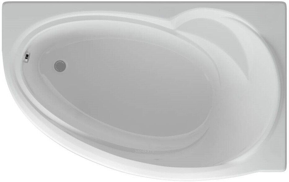 Акриловая ванна Aquatek Бетта 160х97 BET160-0000078 правая / левая (каркас + экран)