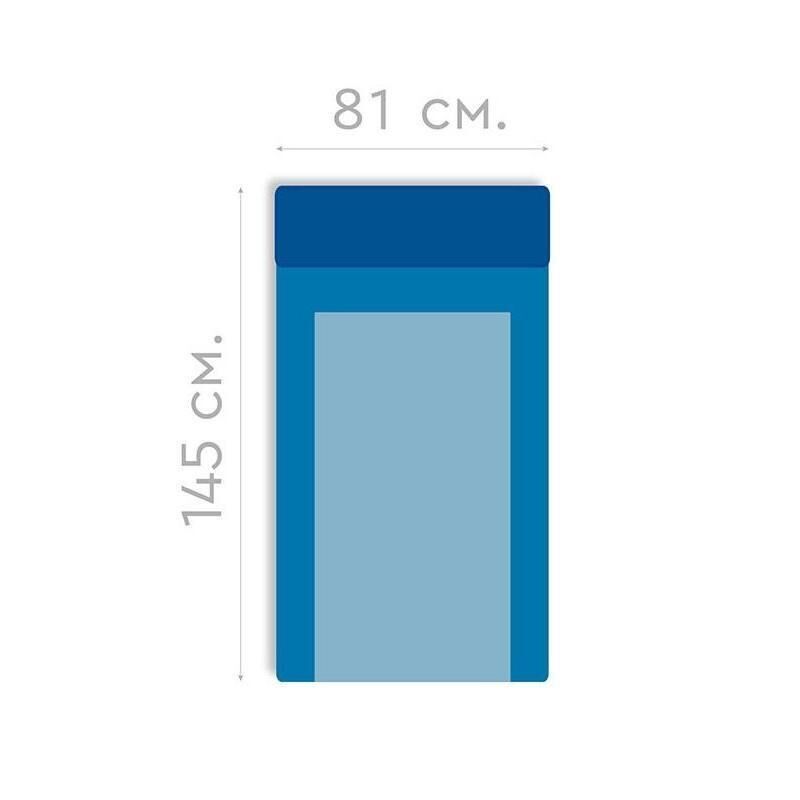 Чехол одноразовый Каптель для инструментального стола 81x145 см (голубой)
