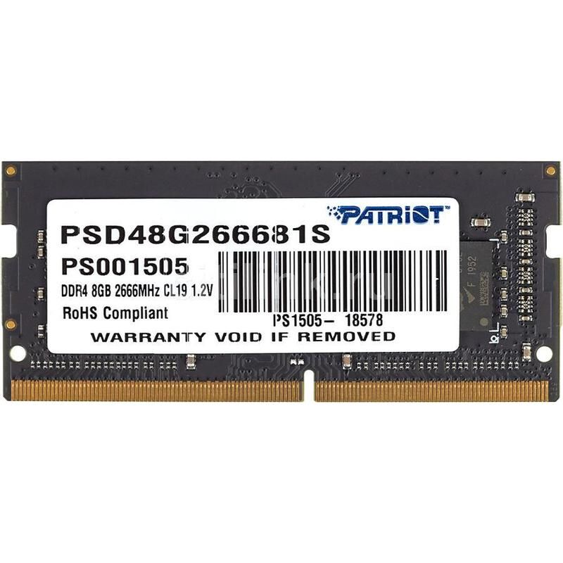 Модуль памяти Patriot SL 8 ГБ PSD48G266681S (SO-DIMM DDR4) Patriot Memory