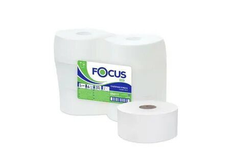 Туалетная бумага Focus Eco Jumbo - 525м/12