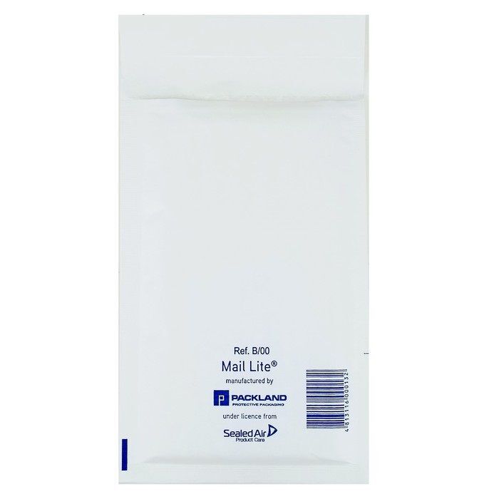 Крафт-конверт с воздушно-пузырьковой плёнкой Mail Lite 12см*21см белый
