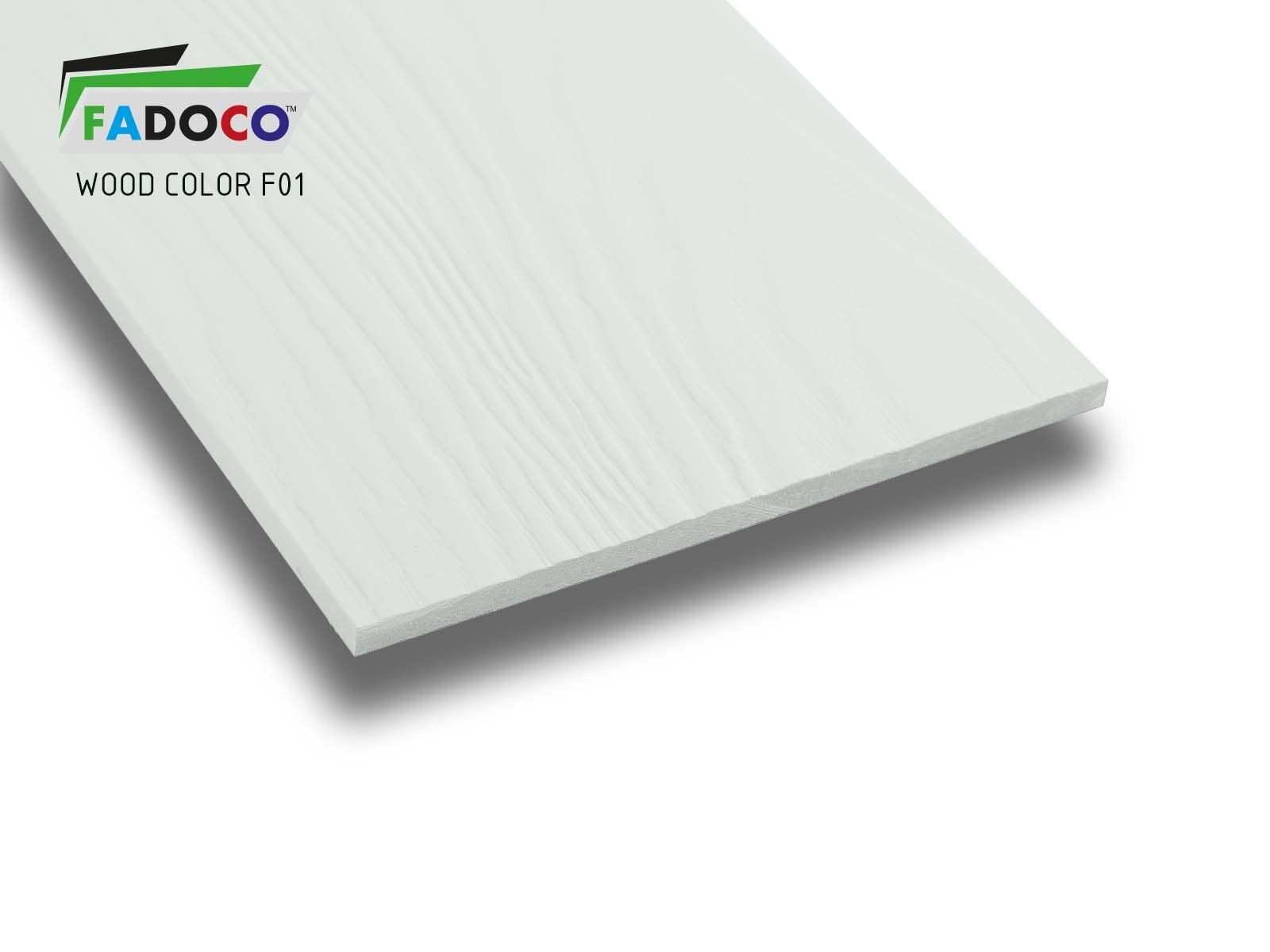 Плита фасадная фиброцементная Fadoco wood цвет F01