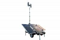 Мачта освещения мобильная автономная «Cолярис» на солнечных панелях