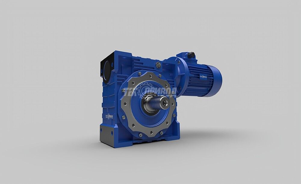 Мотор-редуктор червячный NMRV 130 вал d=45 мм крутящий момент 850 Нм, MS90/0,75/1000