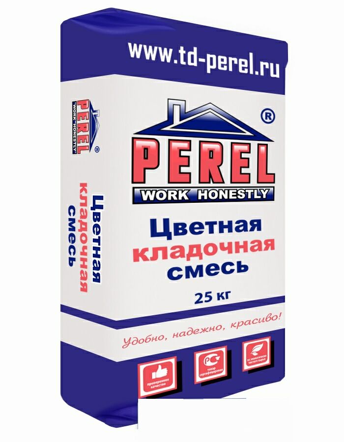 Perel SL темно серый, 50 кг, кладочный раствор (кирпич 5-12%)