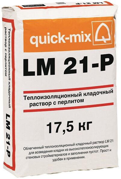 Quick mix LM 21P, 17,5 кг, теплоизоляционная кладочная смесь