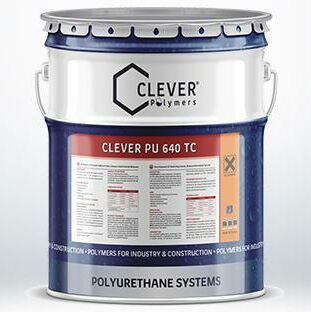 Clever PU 640 TC 1K прозрачный, 4 кг, полиуретановое защитное покрытие для гидроизоляции, устойчиво к УФ