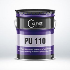 Clever PU 110, 25 кг, полиуретановая гидроизоляция (мастика), устойчивая к УФ