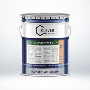 Clever PU 2KW, 24 кг, полиуретановая гидроизоляция (мастика), для водных резервуаров