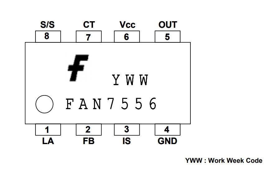 Микросхема FAN7556 FAIRCHILD