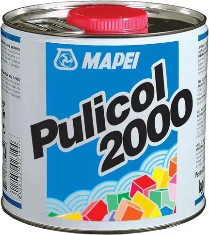 Гель растворитель для удаления краски и клея Mapei Pulicol 2000 2.5 кг