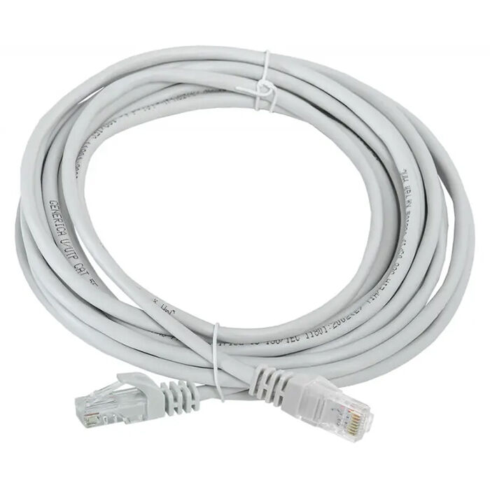 Patch-cord UTP 5e 5м ITK PC01-C5EU-5M-G, серый Itk