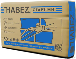 Штукатурка HABEZ Старт-МН гипсовая 30 кг (45 шт.) 