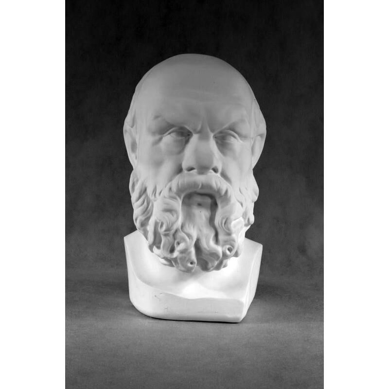 Модель гипсовая голова Сократа (для МАРХИ) 22x25x36 см Statuya