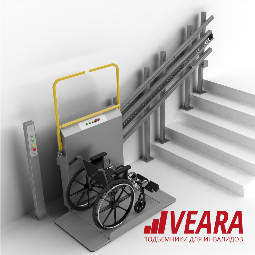 Наклонная платформа-подъемник для инвалидов колясочников EasyTrap