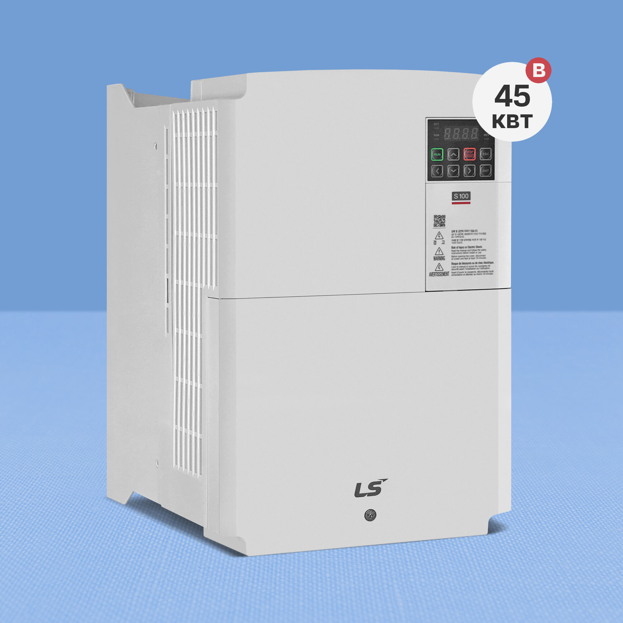 Частотный преобразователь LS S100 LSLV0450-4CONDS (45 кВт, 380 В, ЭМС)