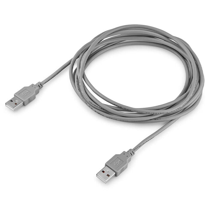 Кабель USB A - USB A 3м Buro BHP RET USB_AM30, серый