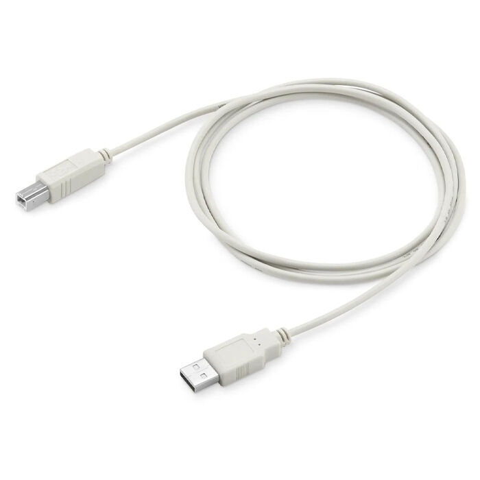 Кабель USB A - USB B 1.5м Buro USB-A-B-1.5C, белый
