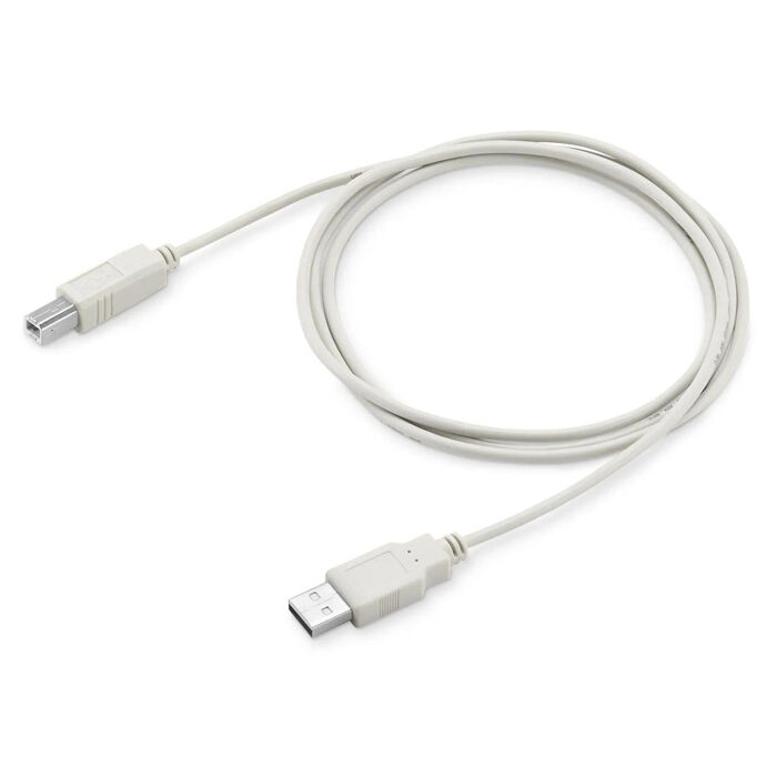 Кабель USB A - USB B 3м Buro USB-A-B-3C, белый