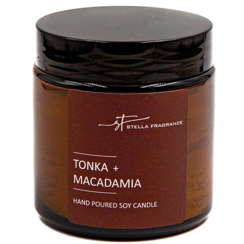Свеча ароматическая ST Tonka Macadamia (6x6 см) Stella Fragrance