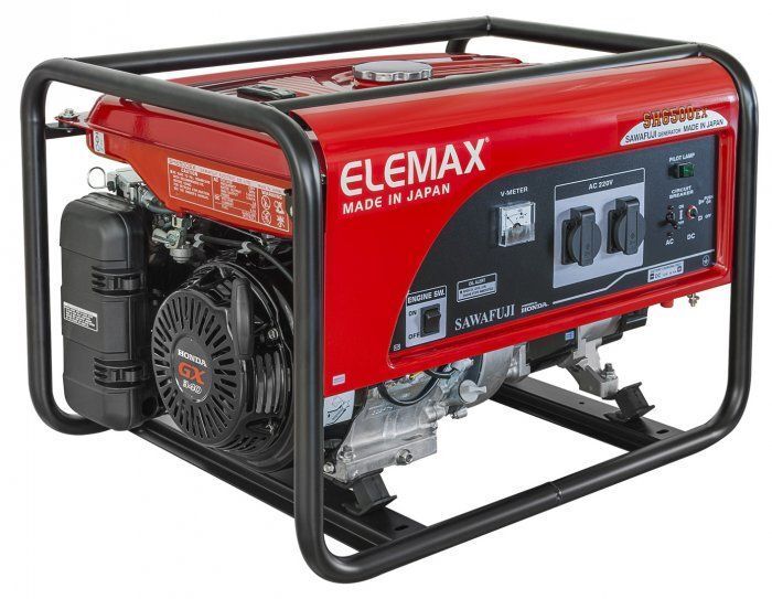 Бензиновый генератор Elemax SH 6500 EX-RS 5 кВт