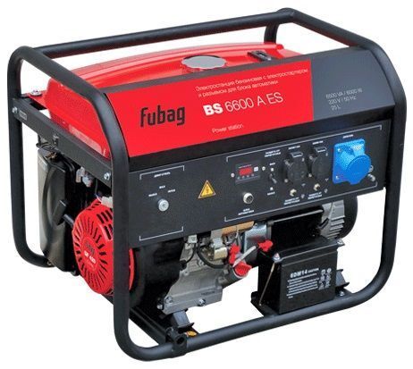 Бензиновый генератор Fubag BS 6600 A ES 6 кВт
