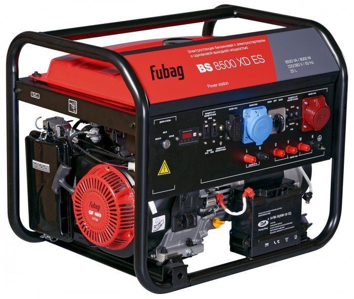 Бензиновый генератор Fubag BS 8500 XD ES 8 кВт