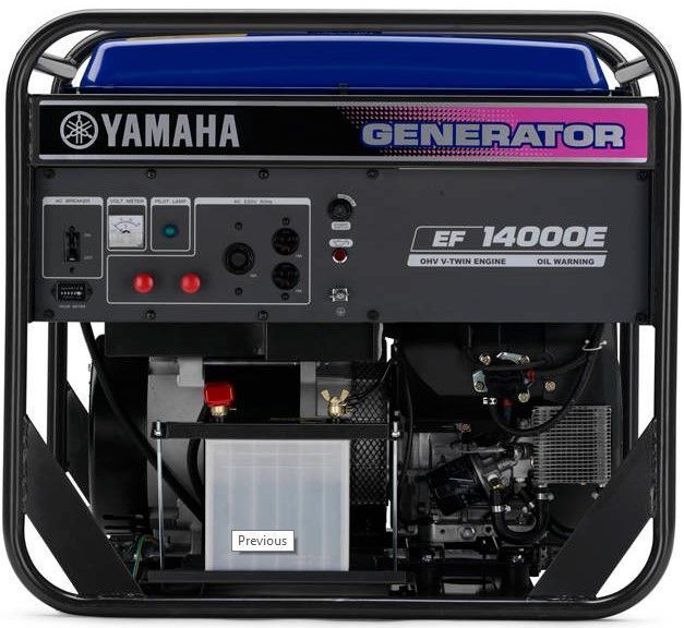 Бензиновый генератор Yamaha EF 14000 E с АВР 8 кВт