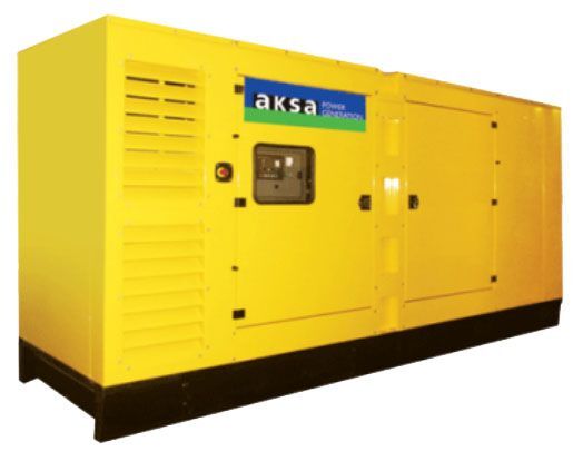 Дизельный генератор Aksa AC-500 в кожухе с АВР 364 кВт