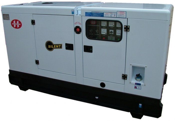 Дизельный генератор АМПЕРОС АД 80-Т400 / 6120 в кожухе с АВР 80 кВт