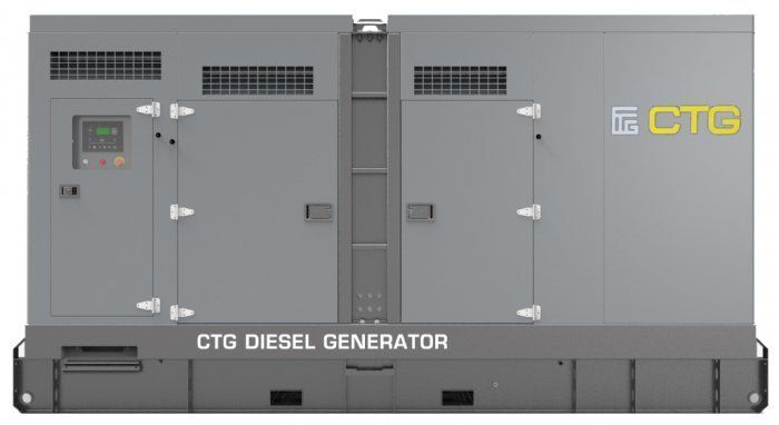 Дизельный генератор CTG 165D в кожухе с АВР 120 кВт