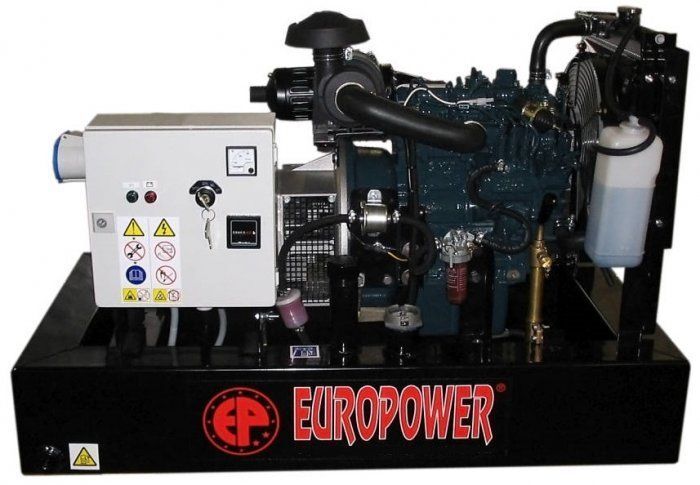 Дизельный генератор EuroPower EP 123 DE с АВР 10 кВт