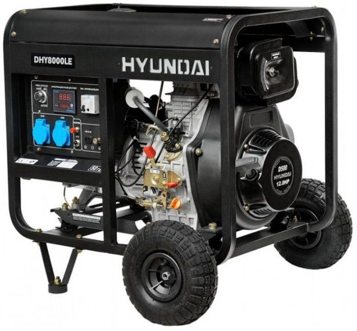 Дизельный генератор Hyundai DHY 8000LE 6 кВт