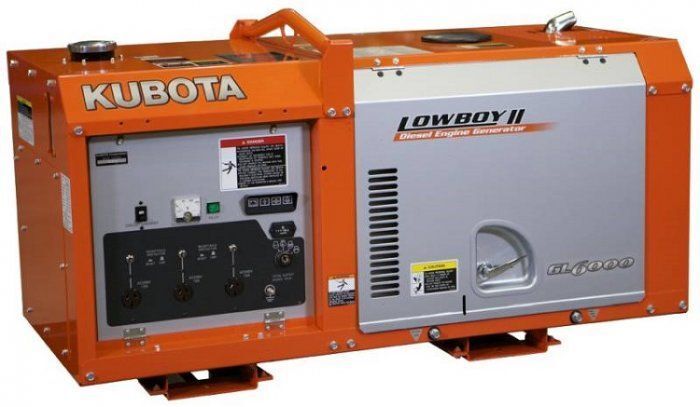 Дизельный генератор Kubota GL 6000 с АВР 6 кВт